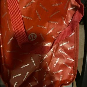 Lululemon Red Labeled Shopping Bag
